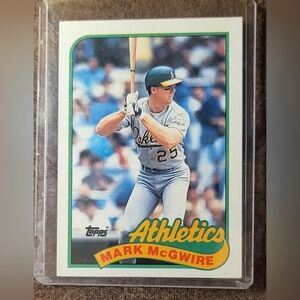 MARK MCGWIRE 1989 TOPPS #70 ERROR CARD